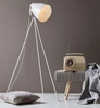 Lampa podłogowa LARGO 46704001 reflektor na trójnogu biały OUTLET