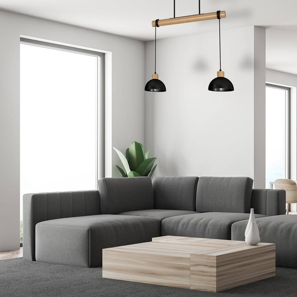 Loftowa lampa wisząca ERIK MLP7225 Milagro zwis do kuchni czarny