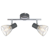 Druciana LAMPA sufitowa MODO 92-61522 Candellux metalowa OPRAWA listwa SPOT reflektorki chrom czarne