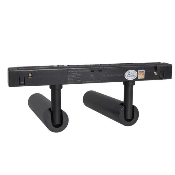 Podwójna szynowa lampa magnetyczna M0020D LED 10W 3000K tuby czarne