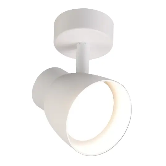 Sufitowa lampa regulowana Dravo LP-9523/1WS WH do sypialni biała