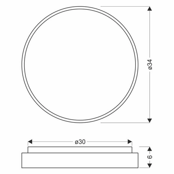 Nasufitowy plafon Texas 13-11282 Candellux LED 18W do jadalni biały