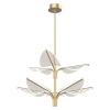 Lampa wisząca nad wyspę Floriana QN-FLORIANA-8P-L-NBR LED 54W 2893K mosiądz