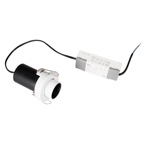 Sufitowy wpust z regulacją HALO H0128 Maxlight LED 6W 3000K biały czarny