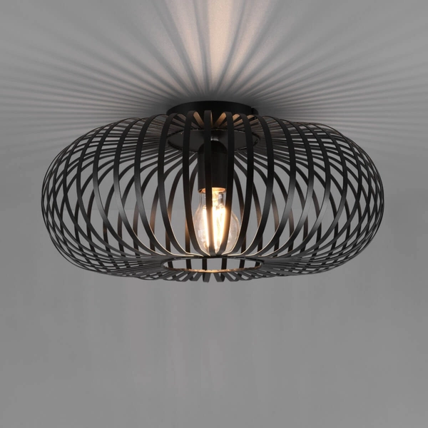 Sufitowa lampa JOHANN 606900132 Trio druciak do kuchni czarna