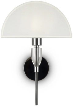 Nowoczesny kinkiet ścienny Prima Z034WL-01CH glamour biały