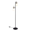 Lampa podłogowa regulowana Arild 2312324003 do czytania czarny mosiądz