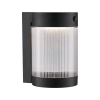 Solarny kinkiet ścienny tuba Coupar 2518201003 IP44 z czujnikiem czarny