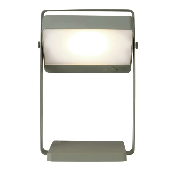 Stołowa lampka na taras Saulio 2418035023 LED 3,5W 3000K IP44 oliwkowa