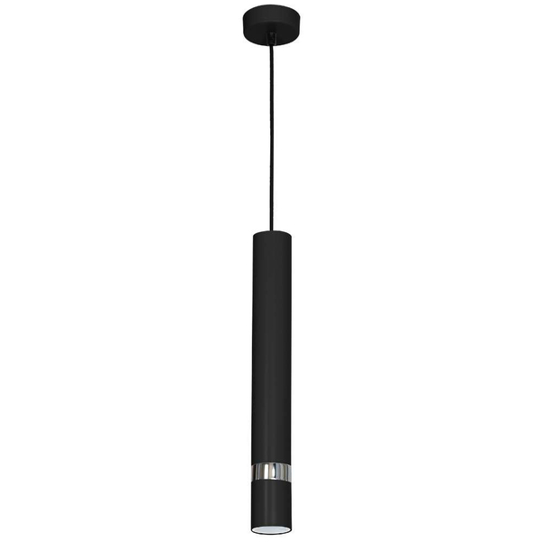 Loftowa LAMPA wisząca JOKER MLP1413 Milagro metalowa OPRAWA tuba zwis czarny srebrny