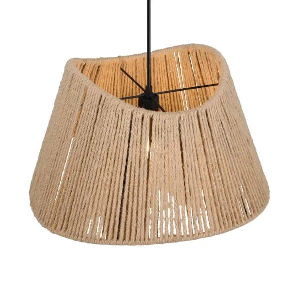 Wisząca lampa boho VALERIE R31881036 ekologiczna beżowy szary