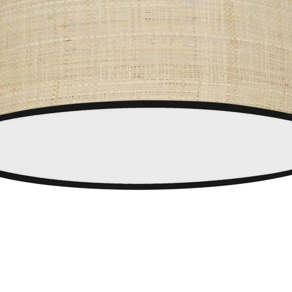 Naturalna lampa sufitowa MARSHALL MLP71067 do salonu rattan biały