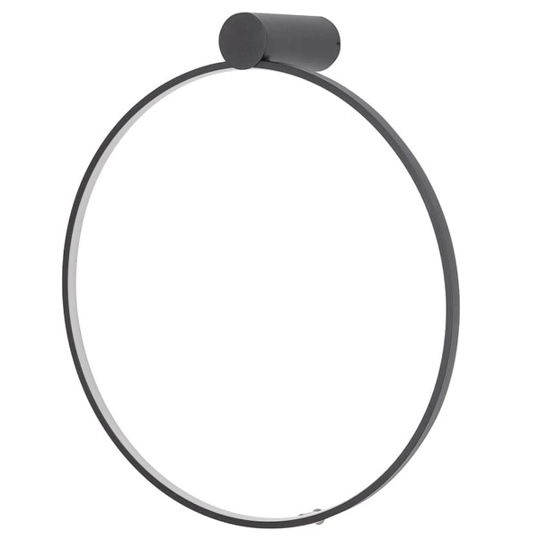 Kinkiet ring okrągły Circolo 10928 Nowodvorski LED 18W 3000K czarny