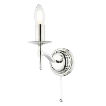 Pałacowy kinkiet ścienny Marble MAR0738-EH Dar Lighting świecznikowy srebrny