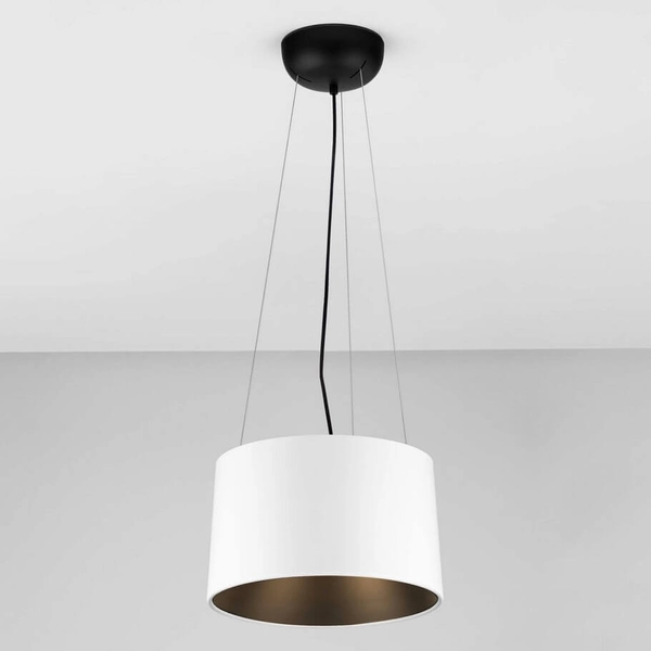 Wisząca lampa do jadalni CAMPANERO LE44807 LED 24W 3000K biała czarna