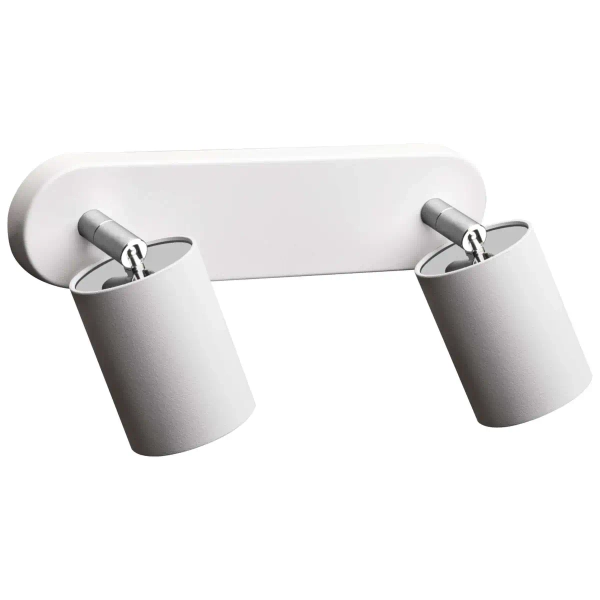 Kinkiet LAMPA ruchoma EYE SPOT 6015 Nowodvorski metalowa OPRAWA ścienna reflektorki regulowane białe