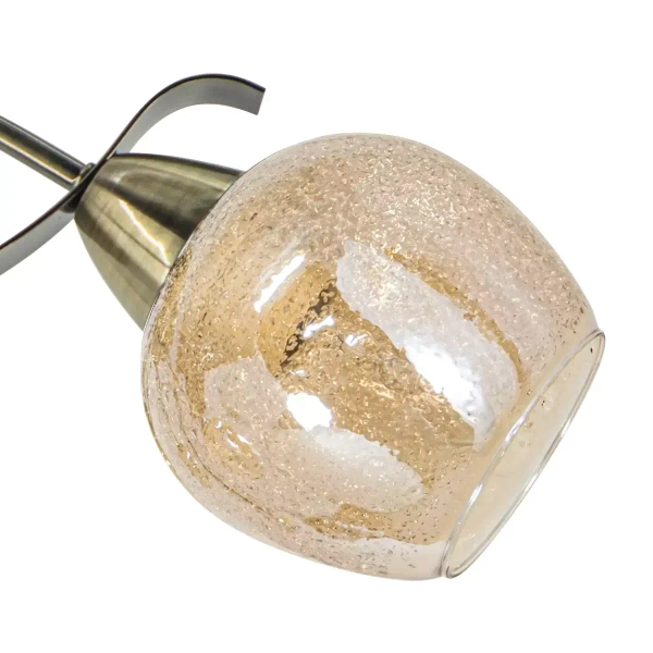 Retro lampa sufitowa 8755/2 21QG do przedpokoju mosiądz