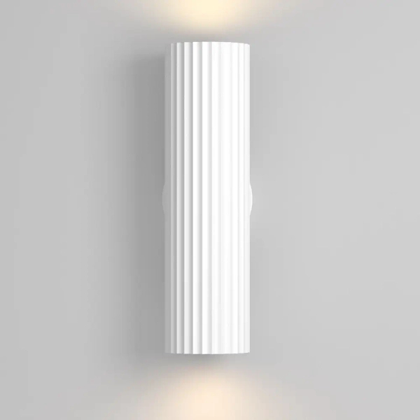 Naścienna lampa podłużna Calipso C106WL-02-GU10-W góra-dół biała