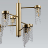Glamour LAMPA sufitowa GEA 316318 Polux metalowa OPRAWA z kryształkami złota