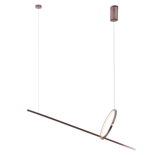 Lampa wisząca Lozanna P0570D Maxlight Select LED 18W 3000K metalowa brązowa
