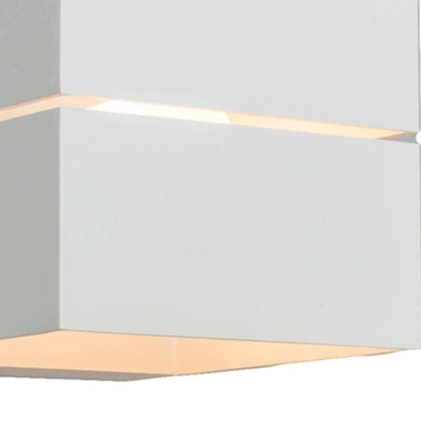 Nowoczesny kinkiet Transfer 91066-N Zumaline metalowa lampa ścienna biała