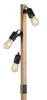 Lampa podłogowa Canop 15629-18 do sypialni drewniana czarna