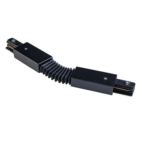 Elastyczne złącze szynoprzewodowe 1-fazowe Tracer 4072 TK Lighting metalowe czarne