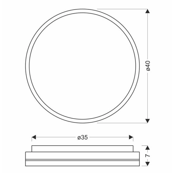 Lampa sufitowa Montana 14-11329 LED 24W 4000K czarna złota biała
