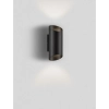 Lampa ścienna góra-dół BRISENO LE75205 LED LED 9W 3000K tuba IP54 czarna