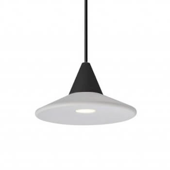 Kuchenna lampa wisząca dysk TENTOR AZ3098+AZ3099 LED 7W 3000K czarny biały