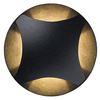 Wpuszczana LAMPA schodowa PAT LED 8162 Nowodvorski metalowa OPRAWA wpust LED 3W 3000K outdoor IP54 stropowy czarny