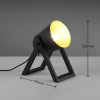 Lampa stołowa reflektor MARC R50721080 czarny złoty