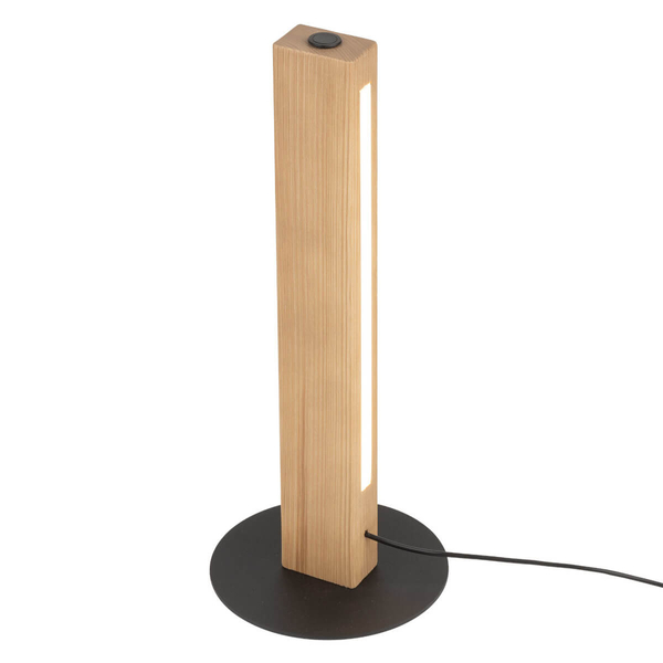 Naturalna lampka nocna Teo 1412 TK Lighting podłużna słupek beżowa