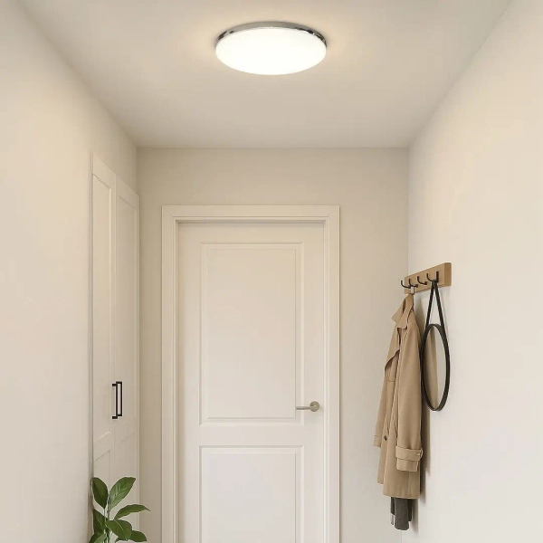 Sufitowa lampa do przedpokoju Maya ML1833 LED 36W 4000K okrągły chrom