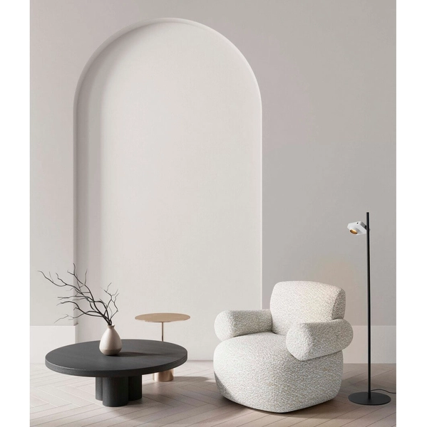 Podłogowa lampa PARINAS LE44756 LED 9W 3000K regulowana biała czarna