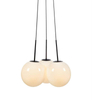 Wisząca lampa salonowa Dione 108418 balls zwis czarny biały