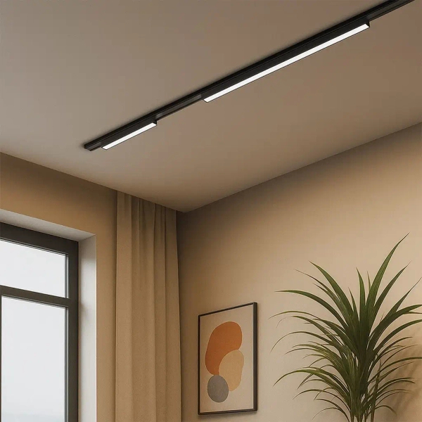 Lampa do szynoprzewodu magnetycznego Tuya CCT ML2195 LED 10W CCT czarny