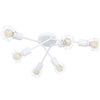 Industrialna LAMPA sufitowa XARA I 54802W-6 Globo druciana OPRAWA metalowy plafon reflektorki sticks pręty białe