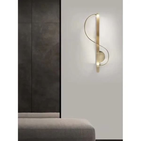 Kinkiet ścienny Serpent CGSERPENTWLED38 LED 6W 3000K złoty