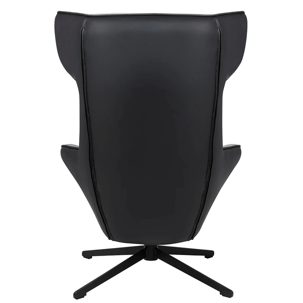 Welurowy fotel obrotowy Vita Velvet MSE011000309.41 czarny