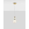 Porcelanowa lampa wisząca FELANZO LE45240 LED 12W 3000K złota niebieska