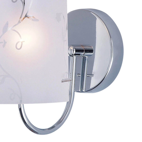 Ścienna lampa Rico okrągła MBM1587/1A do przedpokoju chrom