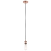 Loftowa lampa wisząca CLASSO DS-M-034 RED COPPER industrialna miedziany