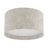 Sufitowa lampa tkaninowa CEDRO 11670 do sypialni beżowa