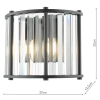 Kryształowa lampa ścienna Kiran KIR0922 glamour czarny
