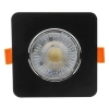Sufitowa lampa wpuszczana PLUS LP-1506/1RS BK Square LED 3-7W CCT czarna
