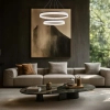 Podwójny ring zwisająca lampa Gala ML2243 LED 54W 4000K srebrny