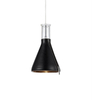 Szklana lampa wisząca Zip 106805 Markslojd z zasuwakiem do sypialni czarna