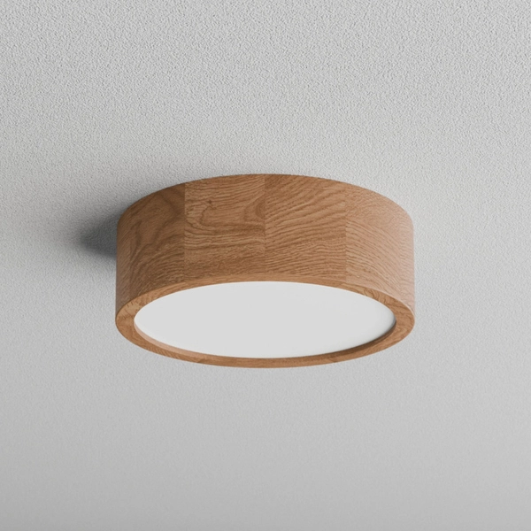 Zewnętrzna lampa sufitowa 5907623600011 IP54 drewniana dąb