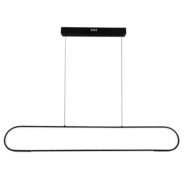 Lampa wisząca nad stół FRAME ML1046 LED 42W 4000K do jadalni czarna